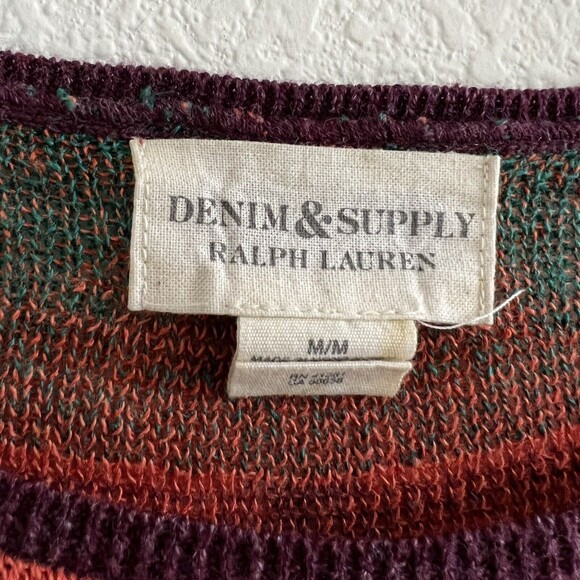 Denim Supply Ralph Lauren Womens Aztec Long Sweater Size M - Picture 3 of 7